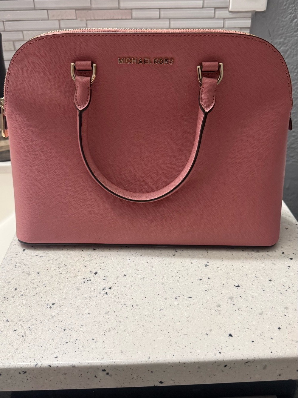Michael Kors Rose Dome Satchel